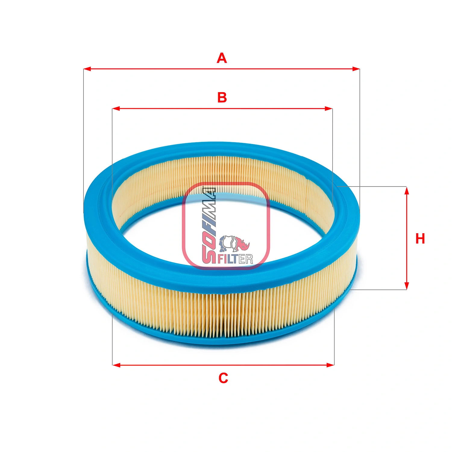 SOFIMA légszűrő - S 9040 A - TothCarparts