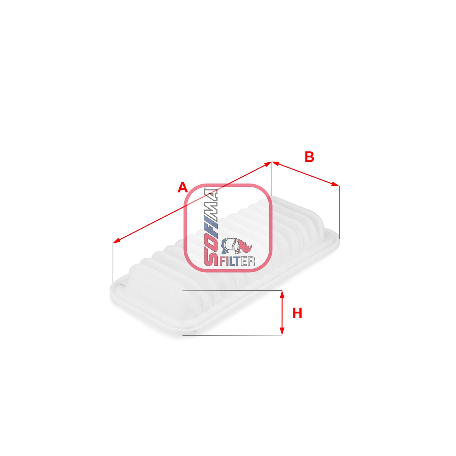 SOFIMA légszűrő - S 9402 A - TothCarparts
