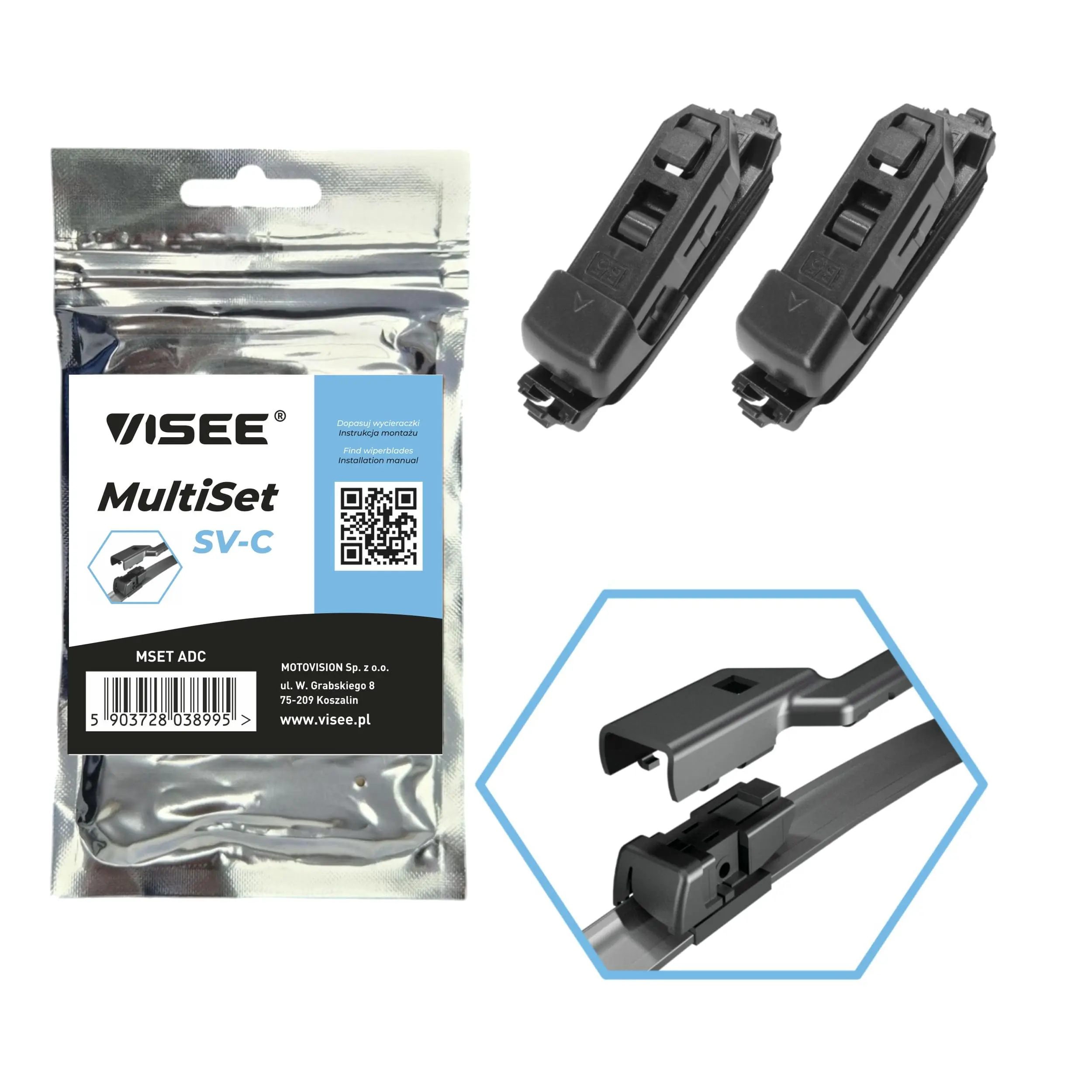 VISEE törlőlapát - MSET ADC - TothCarparts