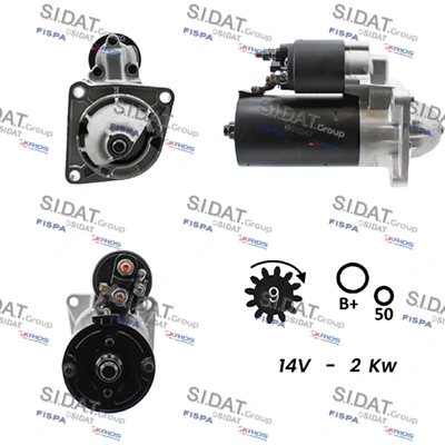 FISPA önindító - S12BH0020A2 - TothCarparts