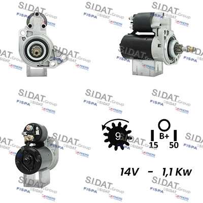 SIDAT önindító - S12BH0620A2 - TothCarparts