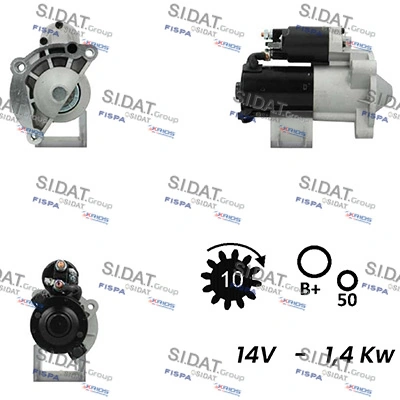 SIDAT önindító - S12MH0005A2 - TothCarparts