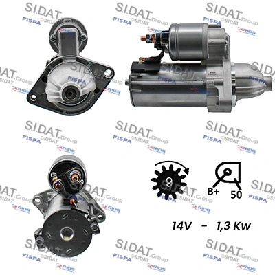 SIDAT önindító - S12VA0017A2 - TothCarparts
