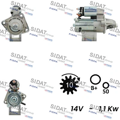 SIDAT önindító - S12VS0022 - TothCarparts