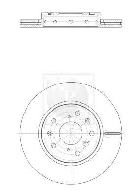 NPS féktárcsa - S330I26 - TothCarparts
