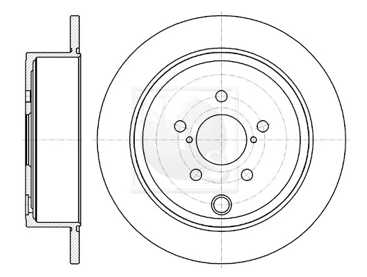 NPS féktárcsa - S331U10 - TothCarparts