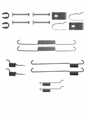 NPS tartozékkészlet, fékpofa - S351I15 - TothCarparts