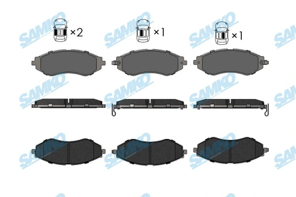 SAMKO-SA fékbetétkészlet, tárcsafék - 5SP5770 - TothCarparts