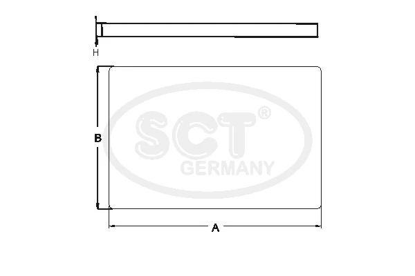 SCT - MANNOL szűrő, utastér levegő - SAB 123 - TothCarparts