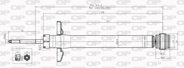 OPEN PARTS lengéscsillapító - SAB8226.12 - TothCarparts