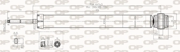 OPEN PARTS lengéscsillapító - SAB8301.32 - TothCarparts