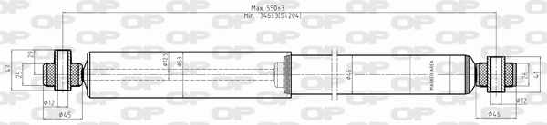 OPEN PARTS lengéscsillapító - SAB8350.32 - TothCarparts