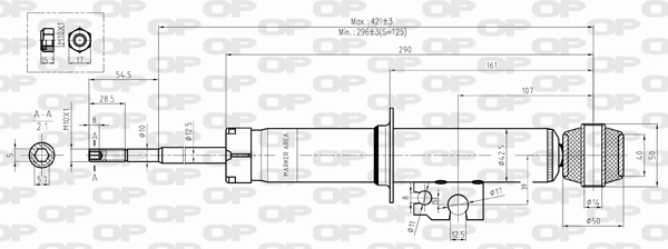 OPEN PARTS lengéscsillapító - SAB8372.32 - TothCarparts
