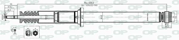 OPEN PARTS lengéscsillapító - SAB8381.32 - TothCarparts