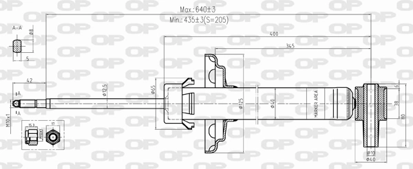 OPEN PARTS lengéscsillapító - SAB8499.32 - TothCarparts
