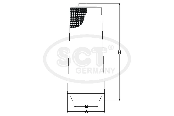 SCT - MANNOL légszűrő - SB 082 - TothCarparts