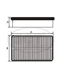 SCT - MANNOL légszűrő - SB 2363 - TothCarparts