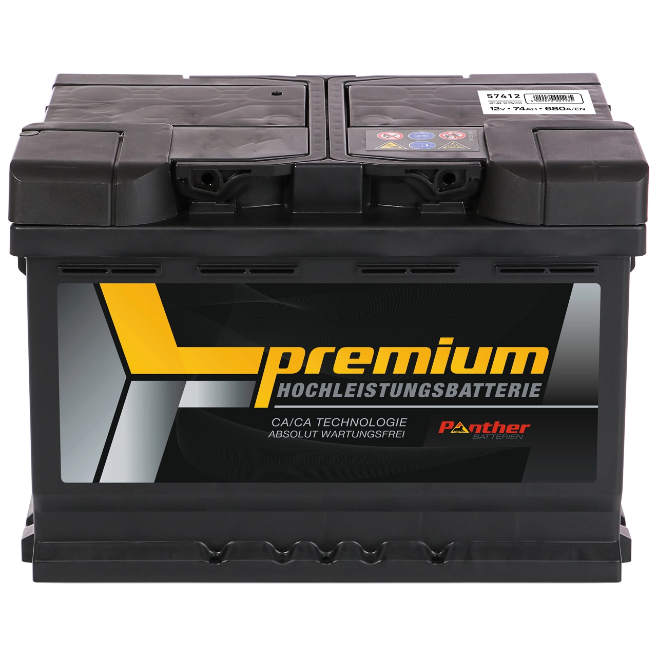 PANTHER-BATTERIEN Indító akkumulátor - SB.5741233 - TothCarparts
