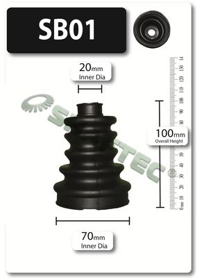 SHAFTEC gumiharangkészlet, hajtótengely - SB01 - TothCarparts