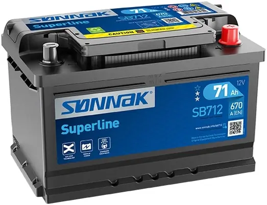 SONNAK Indító akkumulátor - SB712 - TothCarparts