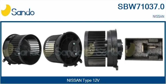 SANDO Utastér-ventilátor - SBW71037.0 - TothCarparts