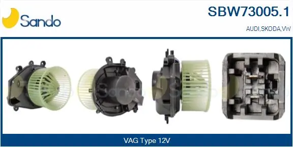 SANDO Utastér-ventilátor - SBW73005.1 - TothCarparts