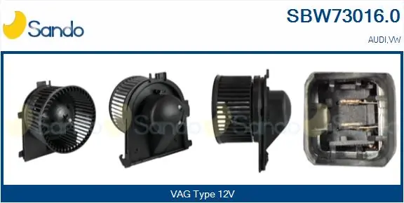 SANDO Utastér-ventilátor - SBW73016.0 - TothCarparts