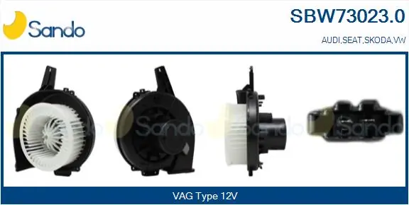 SANDO Utastér-ventilátor - SBW73023.0 - TothCarparts