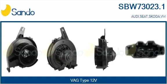 SANDO Utastér-ventilátor - SBW73023.1 - TothCarparts