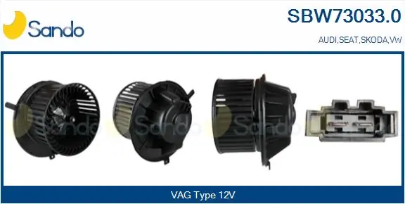 SANDO Utastér-ventilátor - SBW73033.0 - TothCarparts
