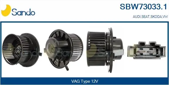 SANDO Utastér-ventilátor - SBW73033.1 - TothCarparts