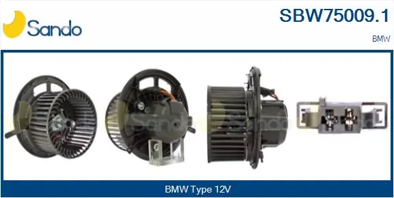 SANDO Utastér-ventilátor - SBW75009.1 - TothCarparts