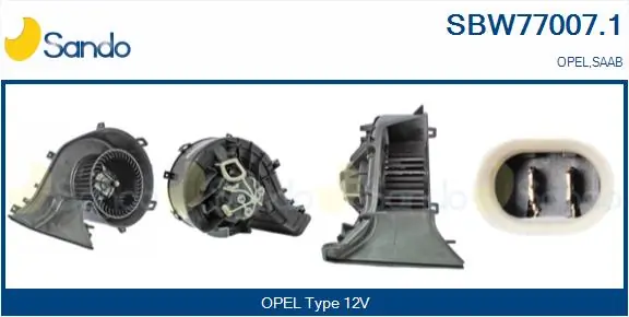 SANDO Utastér-ventilátor - SBW77007.1 - TothCarparts