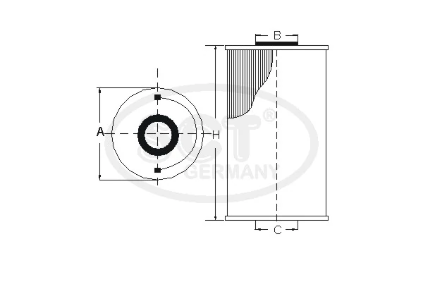 SCT - MANNOL Üzemanyagszűrő - SC 7046 P - TothCarparts