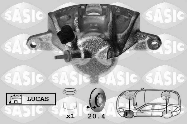 SASIC féknyereg - SCA0088 - TothCarparts