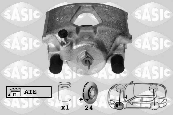 SASIC féknyereg - SCA6104 - TothCarparts