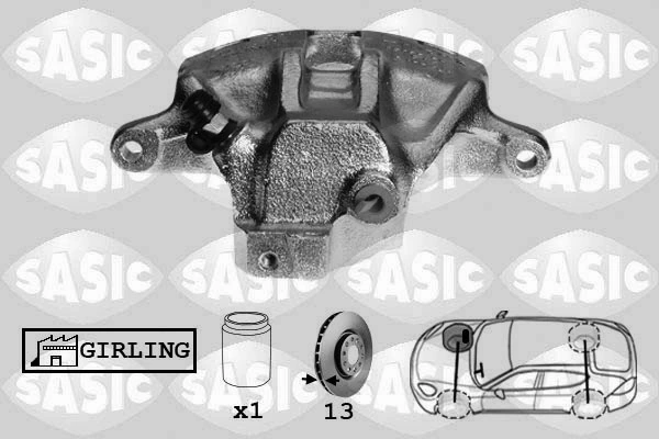 SASIC féknyereg - SCA6171 - TothCarparts