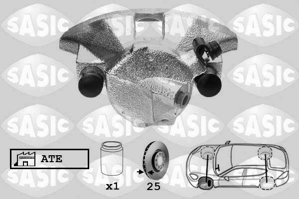 SASIC féknyereg - SCA6184 - TothCarparts