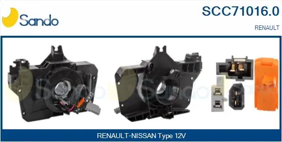 SANDO Spirálrugó, légzsák - SCC71016.0 - TothCarparts