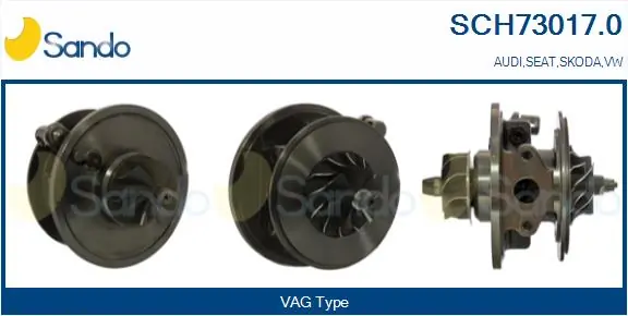 SANDO Törzscsoport, turbótöltő - SCH73017.0 - TothCarparts