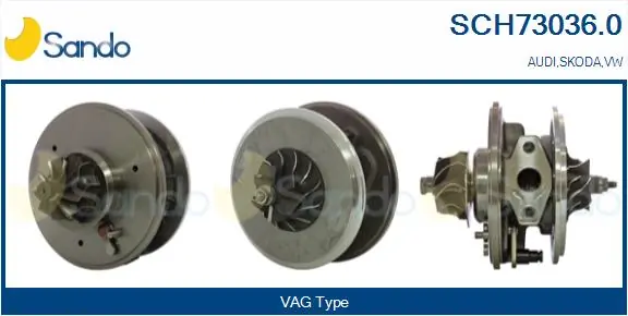 SANDO Törzscsoport, turbótöltő - SCH73036.0 - TothCarparts