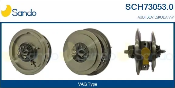 SANDO Törzscsoport, turbótöltő - SCH73053.0 - TothCarparts
