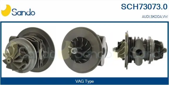 SANDO Törzscsoport, turbótöltő - SCH73073.0 - TothCarparts
