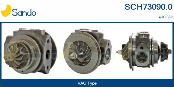 SANDO Törzscsoport, turbótöltő - SCH73090.0 - TothCarparts