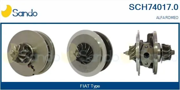 SANDO Törzscsoport, turbótöltő - SCH74017.0 - TothCarparts