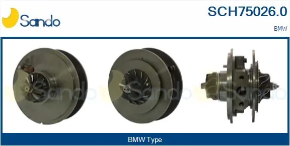 SANDO Törzscsoport, turbótöltő - SCH75026.0 - TothCarparts