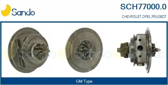 SANDO Törzscsoport, turbótöltő - SCH77000.0 - TothCarparts