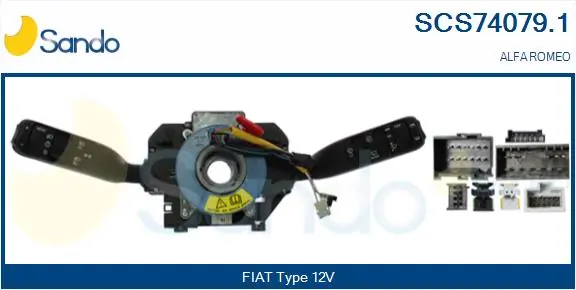 SANDO kormányoszlop kapcsoló - SCS74079.1 - TothCarparts