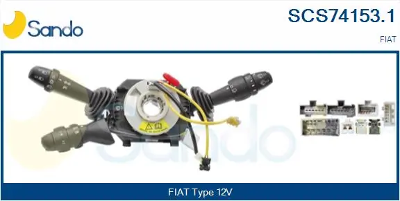 SANDO kormányoszlop kapcsoló - SCS74153.1 - TothCarparts