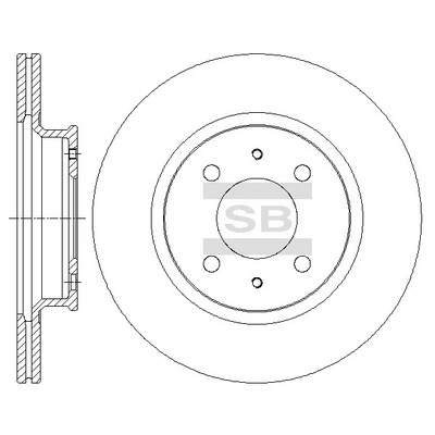 Hi-Q féktárcsa - SD1098 - TothCarparts